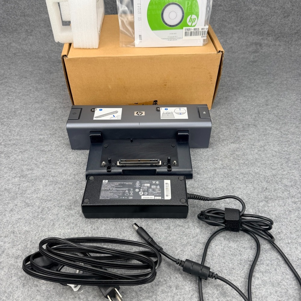HP EN488AA Docking Station Dual-Link DVI HSTNN-IX01 w/ 120W AC Adapter